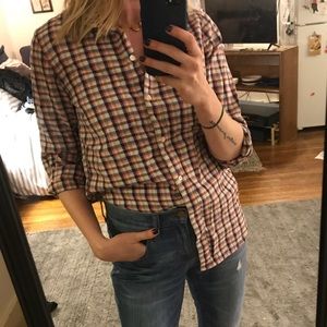 Madewell Flannel Button up